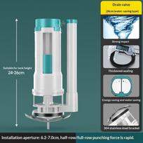 Adjustable Toilet Cistern Fill Valve Silent Dual Flush Toilet Float Valve Replacement Bottom Siphon Water Tank Inlet Valve A8