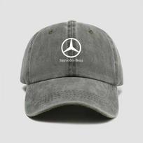 Raktų pakabukas Atsitiktinė kepuraitė su snapeliu Automobilio logotipas Medvilninė kepuraitė Reguliuojama beisbolo kepurė Mercedes Benz A C E klasėms W203 W204 W205 W176 W177 žalia