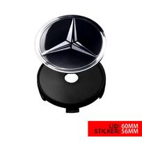 60mm/63mm/68mm Automobilio rato centrinis dangtelis Stebulės dangteliai Ženkliuko priedai Mercedes Benz A B C E R G S klasei AMG W124 W169 W176 W212