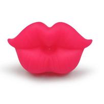 Baby Silicone Pacifier with Red Lips Design, Packaging One Size red