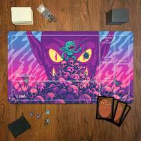 Fantasy Goblin Monster Gaming Mouse Pad Playmat 24x14 Mtg Tcg Office Desk Mat For Work Game Pc Laptop Rug Carpet Mousepad 800x400x2mm purple