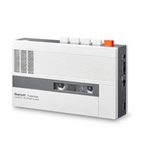 Portable Bluetooth Transmitter Cassette Player, Built-in Speaker, 2000mAh Rechargeable Tape Recorder with 3.5mm Headphone Jack balta