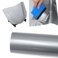 Automobilio lipdukas Blizgus sidabrinis keičiantis spalvą vinilo plėvelė Be burbuliukų PVC plėvelė Automobilio apvyniojimo lipdukas Automobilio priedai Auto dekoracija 40cmx152cm