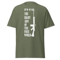 FN FAL Battle Rifle Nato British L1A1 Military Gun T-Shirt 100% Cotton O-Neck Short Sleeve Summer Casual Mens T-shirt Size S-3XL 4XL gray
