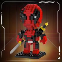 Marvel Legends statybiniai kaladėlės lego Deadpool Spider Man statybiniai kaladėlės Iron Man Loki animacinių personažų žaislai vaikams dovanos With Box