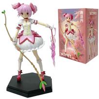 17CM Puella Magi Madoka Magica Aniem Figure Kaname Madoka Magic Doll PVC Anime Action Figures Anime Cartoon Model Christmas Gift beige