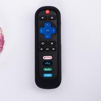 In Stock: Luminous Silicone Protective Case for TCL Roku TV Remote 4x15cm juoda