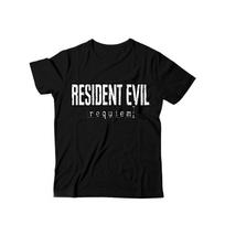 Resident Evil 9 Requiem Graphic T-shirt Men and Women Pure Cotton Summer Harajuku Clothing Casual and Fashion Short Sleeved T... L įvairiaspalvis