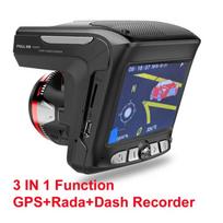 Automobilinė vaizdo registratorė DVR - Daugiafunkcis elektroninis mobiliojo ryšio greičio įspėjimas 【2 in 1】without card juoda