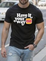 Burger King Vintage Retro Tshirt - Have It Your Way (Offi... XL black