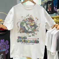 Super Mario World '98 Japan Aged T-Shirt White M XL gray