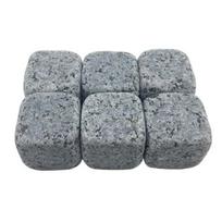 Wine cooler - Type f - Natural Whisky Stone - 6 pieces - 20 cm - Grey