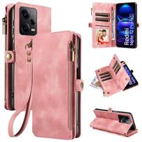 Compatible with Redmi Note15 Pro zipper leather case, Redmi 14C phone case, Xiaomi 13T multifunctional protective case Redmi NOTE 15 PRO PLUS 5G