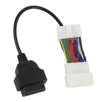 16pin OBD2 Adapter Cable Diagnostic Connector Replacement for Tesla Model 3 Y 2019‑2021 white