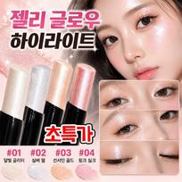 Jelly Glow Highlighter Stick Jelly Glow Cream Mashed Potato High-Gloss Glitter 1 pcs No. 01 Moonlight Glitter white