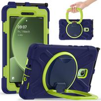 Case For Samsung Galaxy Tab Active 5 3 SM-X300 X306B T570 T575 Heavy Duty Cover Shockproof With 360 Rotatable Handle Grip Funda Active5 2024 SM-X300 white