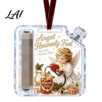 Stocking Stuffer Gift Idea Christmas Cash Ornament Acrylic Money Holder for Cash Reusable Holiday Ornament Funny Xmas Tree Hanging Decoration Gifts B gray