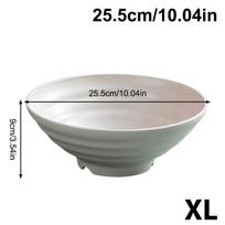 7-10 colių nedūžtantis japoniškas ramen dubuo makaronams, dribsniams, sriubai, salotoms. Virtuvės ir valgomojo indas. Tinka naudoti mikrobangų krosnelėje ir indaplovėje XL4