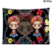 Frida Kahlo Wall Tapestry Aesthetic Wall Hanging Printed Fabric Blanket Decorative Tapestries for Bedroom Living Room Home Decor 100cm x 150cm