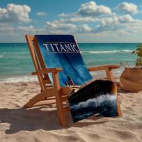 Titanic Fashion Beach Towel: Ideal for Summer Adventures Soft, absorbent and quick drying suitable for swimming and bathing 70cmx140cm(27x55inch) blue