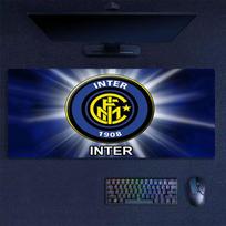 FC Internazionale Milano Mouse Pad, Large Gaming Desk Mat, Non-slip XXL Mousepad for Laptop & Tablet, Mini PC Playmat with Stitched Edges 50cmx100cm(19.6x39.4inch)