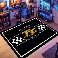 Isle of Man TT Logo Rug, suitable for living room, bedroom, game room, computer room and home décor. 80x120cm( 31x47in)