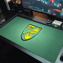Norwich City Football Club Mouse Pad Large Gaming Table Cushion Non-slip Laptop Tablet Big Mousepad XXL Mat Mini PC Playmat With Lock edge_xia 30cmx80cm(11.8x31.5inch)
