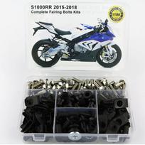 Fit For BMW S1000RR 2015 2016 2017 2018 Complete Full Fairing Bolts Kit Screw Speed Nut Fairing Clips Kit Steel sidabras