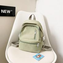 New backpack lightweight mini travel small schoolbag Japanese college students leisure go backpack žalia