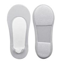 Women Boat Sock Plantar Fasciitis Shoes Insole Socks Insoles for Feet Shock Absorbing Shoe Sole Invisible Non Slip Shoe Pads EU35-41 white