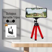Octopus Phone Stand: Universal Multifunctional Tripod for Live Streaming, Photography, and Outdoor Selfies gray