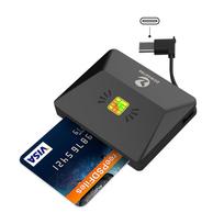 ZOWEETEK IC Card Reader, My Number Compatible, Type-C, e-Tax Tax Filing, My Number Card Compatible, Card ReaderWriter, Type-C Connection, Built-in