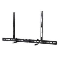 Easy Installation Bracket Universal TV Soundbar Bracket With 6kg Load Capacity Perfect For Mounting Under Or Above TV 1 black