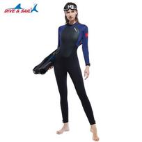 5mm Fullsuit Wetsuit Men Women Scuba Diving Snorkeling Surfing Swimming Thermal Protection XXXL black
