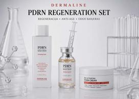 Dermaline PDRN regeneruojantis rinkinys – 3 žingsnių odos atkūrimo sistema