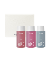AnillO Rosy Night & Shower Time Travel Shower Kit – kelioninis kūno ir plaukų priežiūros rinkinys
