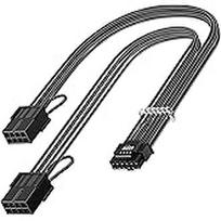 Fasgear GPU 16 PIN (12+4) į 2x 8 PIN PCIe adapteris 30 cm