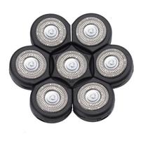 Universal Magnetic Replacement Shaver Heads: Five-Blade, Six-Blade, Seven-Blade, Eight-Blade, Nine-Blade Options gray