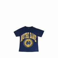 Vintažiniai 1990-ųjų Notre Dame marškinėliai Vtg 90-ųjų Grafiniai Futbolo ND Universitetas L blue