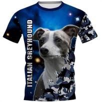 Dog Lover Essential! Pitbull Graphic Short Sleeve Polo Shirt 6XL gray