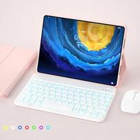 Naujam Samsung Galaxy Tab S11 Ultra 14.6  dėklas su klaviatūra Funda for Tab S11 U SM-X930 SM-X936 Magnetinis apšviečiamas klaviatūros dėklas Tab S11 Ultra 14.6in&Hebrew blue