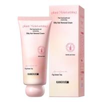 Plant-Based Gentle Hair Removal Cream with Fig & Green Tea - Non-Irritating & Painless Underarm Solution white