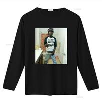 Marškinėliai Chief Keef Vadovauk Nesek Paskui Lyderius Memas Oversize Nera Con Spausdintas Portretas Raperio Ikoniškas Logotipas Streetwear Vintage 4XL white