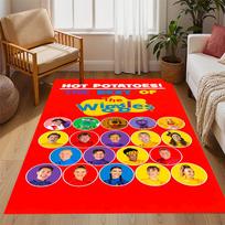 Wiggles Band Performance Area Rug Suitable for Outdoor Dining Room Decorate room Living Rooms Anti-slip Rug Anime Office Decor Spiritual Gift 100cmx120cm