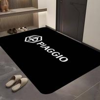 P-Piaggio Logo Floor Mat Retro Multiple Choice Living Room Kitchen Rug Non-Slip Modern Home Decor 40x60 cm