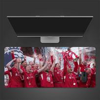 Liverpool Players Mouse Pad, Large Gaming Desk Mat, Non-slip XXL Mousepad for Laptop & Tablet, Mini PC Playmat with Stitched Edges 30cmx80cm(11.8x31.5inch)