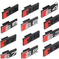 Audi ABS Badge Front Grille Emblem Auto Accessories for Audi RS3 RS4 RS5 RS6 RS7 RS8 SQ3 SQ5 SQ7 SQ8 S3 S4 S5 S6 S7 S8 W12 V6 V8 V6
