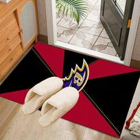 Ravens Team Spirit Rug Office Carpet Non-Slip Mat, Chair Rug Floor Covering for Gaming, Bedroom, Living Room , Home Decor Christmas Gift 60cmx90cm