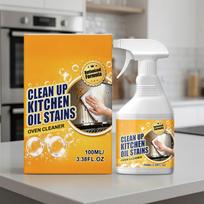 High-efficiency stain remover, dissolves baked‑ grease one size geltona