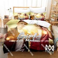 3D Printed Famous Duo Marcus and Martinus Bedding Set for Boys Girls Duvet Cover Twin Queen King Full Single Double Sizes EU Single 135*200cm/53x79in 3pcs beige
